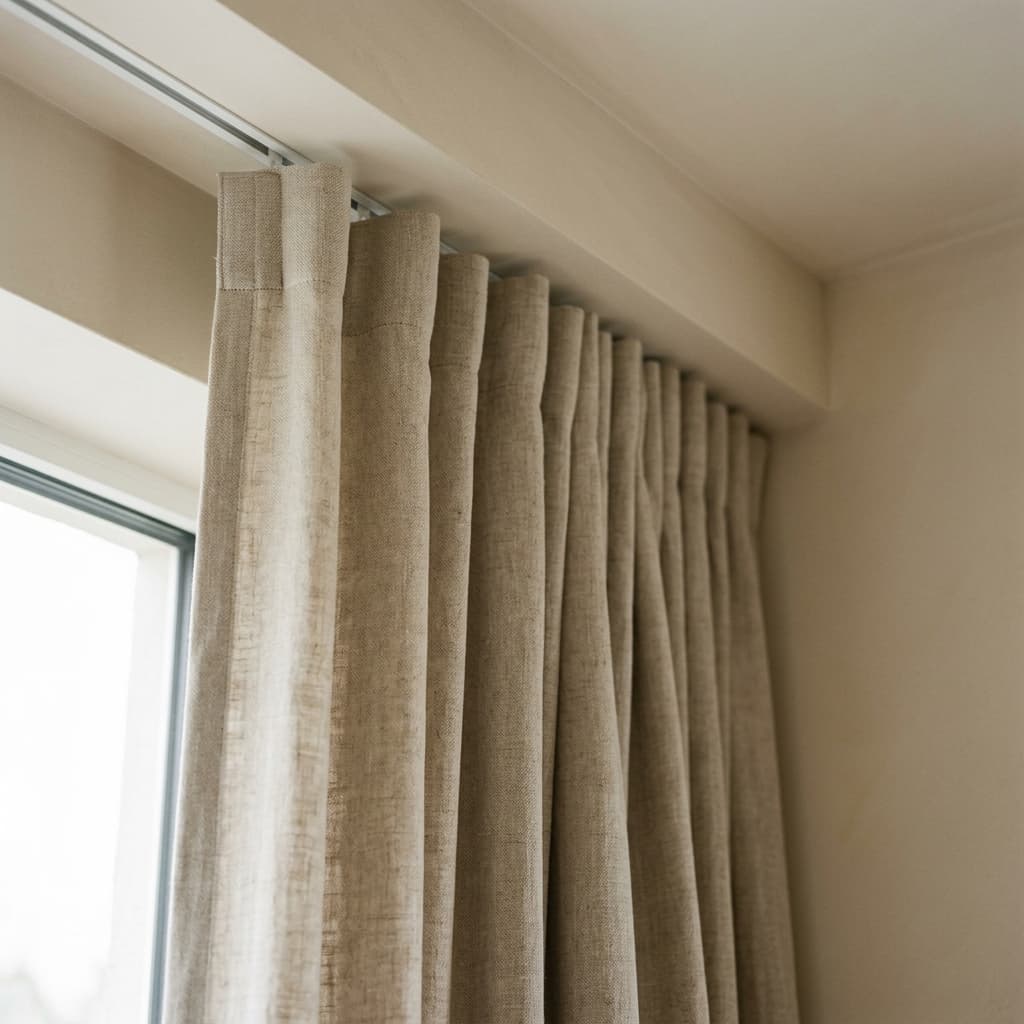 Luxury Curtains Linen Texture